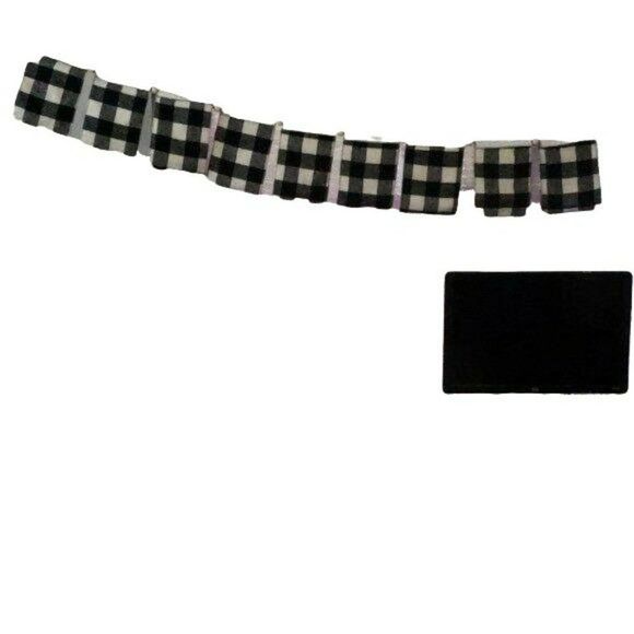 Merry Christmas Banner buffalo plaid reversible - Picture 7 of 7